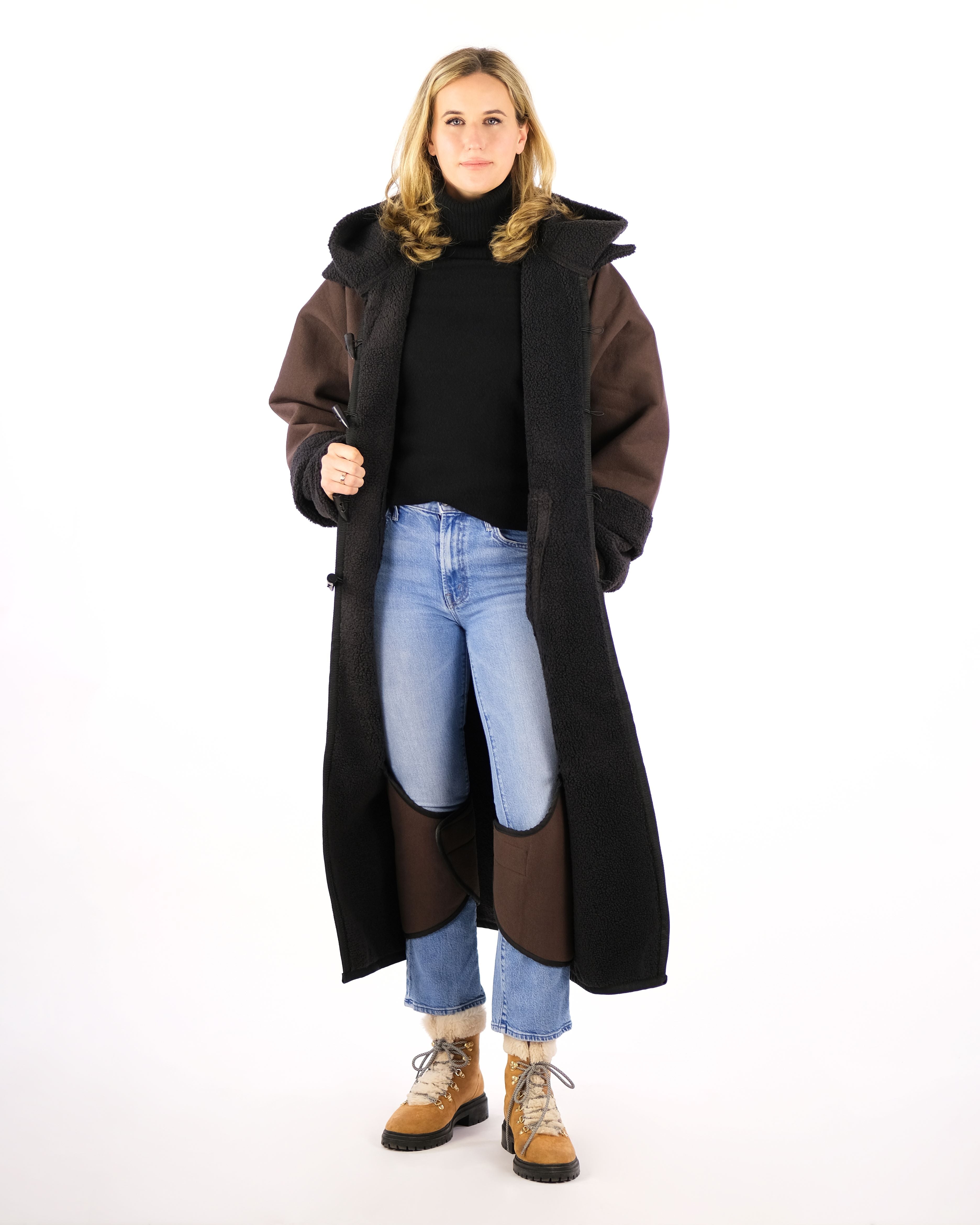 Winter Coat (Unisex) - Espresso Brown