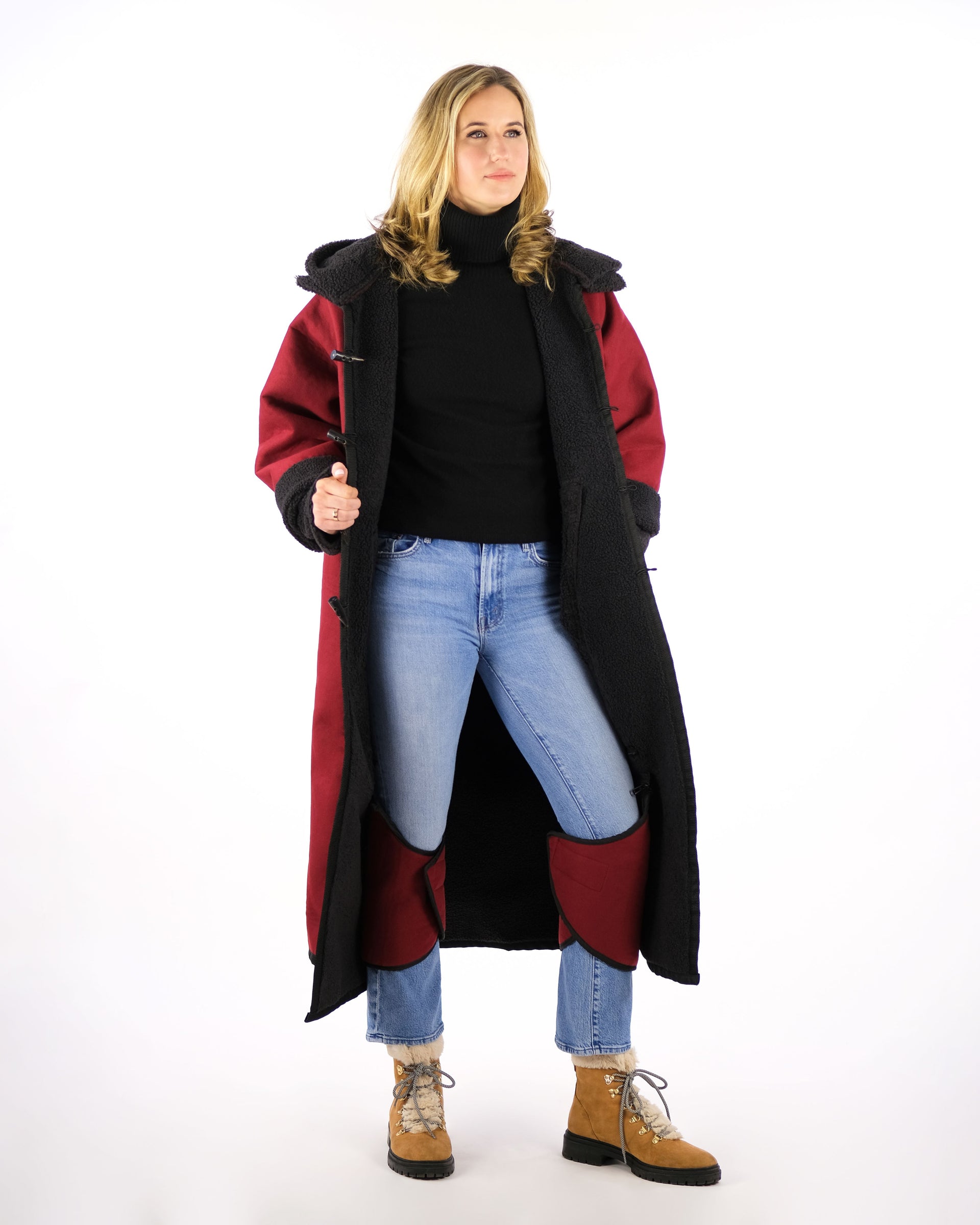 Winter Coat (Unisex) - Cardinal Red