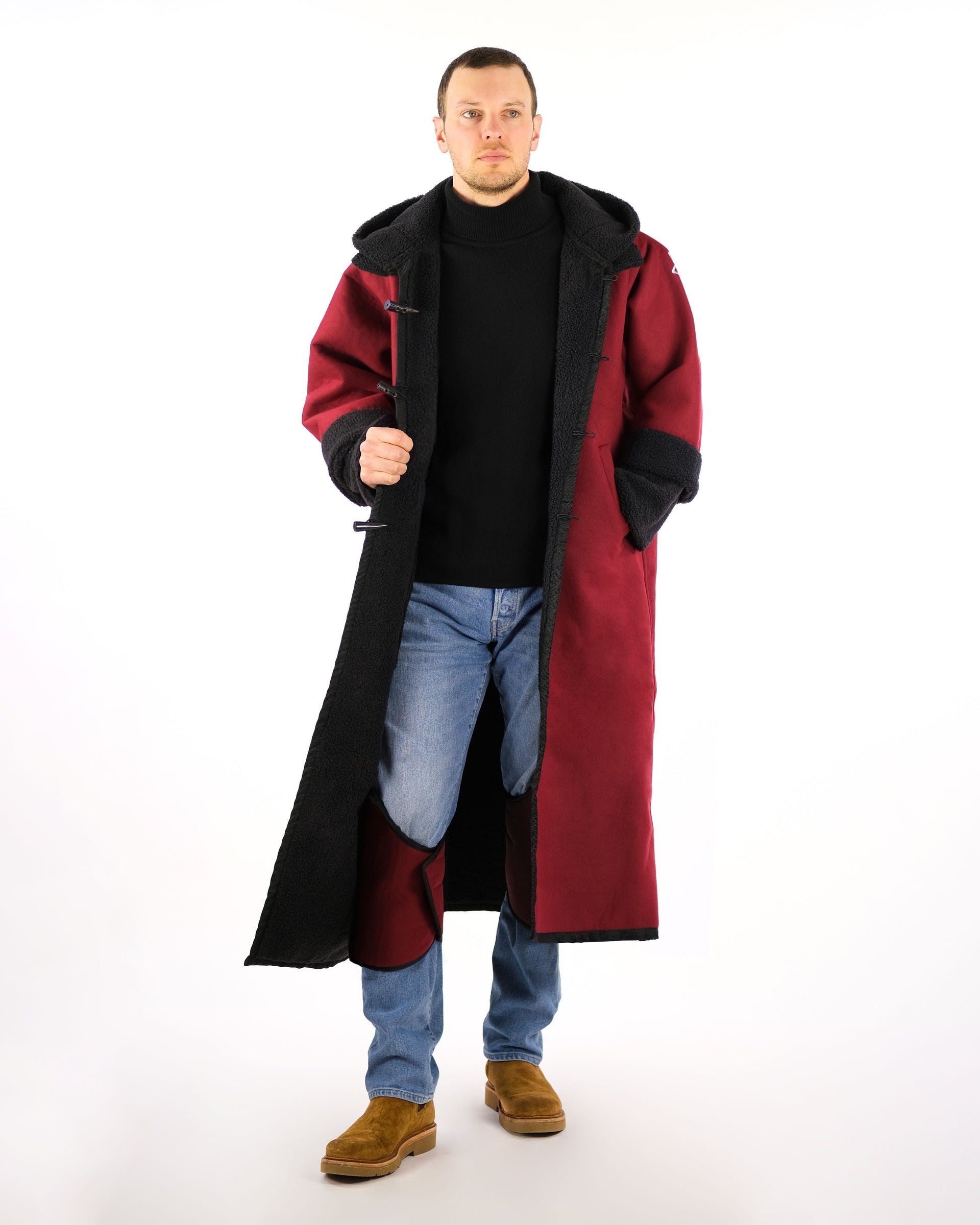 Winter Coat (Unisex) - Cardinal Red